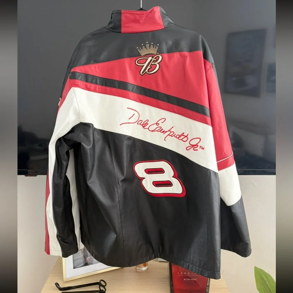 Budweiser Racing Leather Jacket - Picture 2 of 6